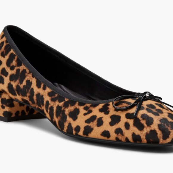 Never Worn LEOPARD Birdies Hummingbird Genuine Calf Hair Pumps - Size 7 - Picture 3 of 4